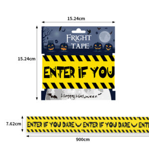 9-Meter Long Halloween Warning Decoration Tape